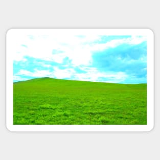 Scenery from Piani di Ragnolo with Windows XP-like hills Sticker